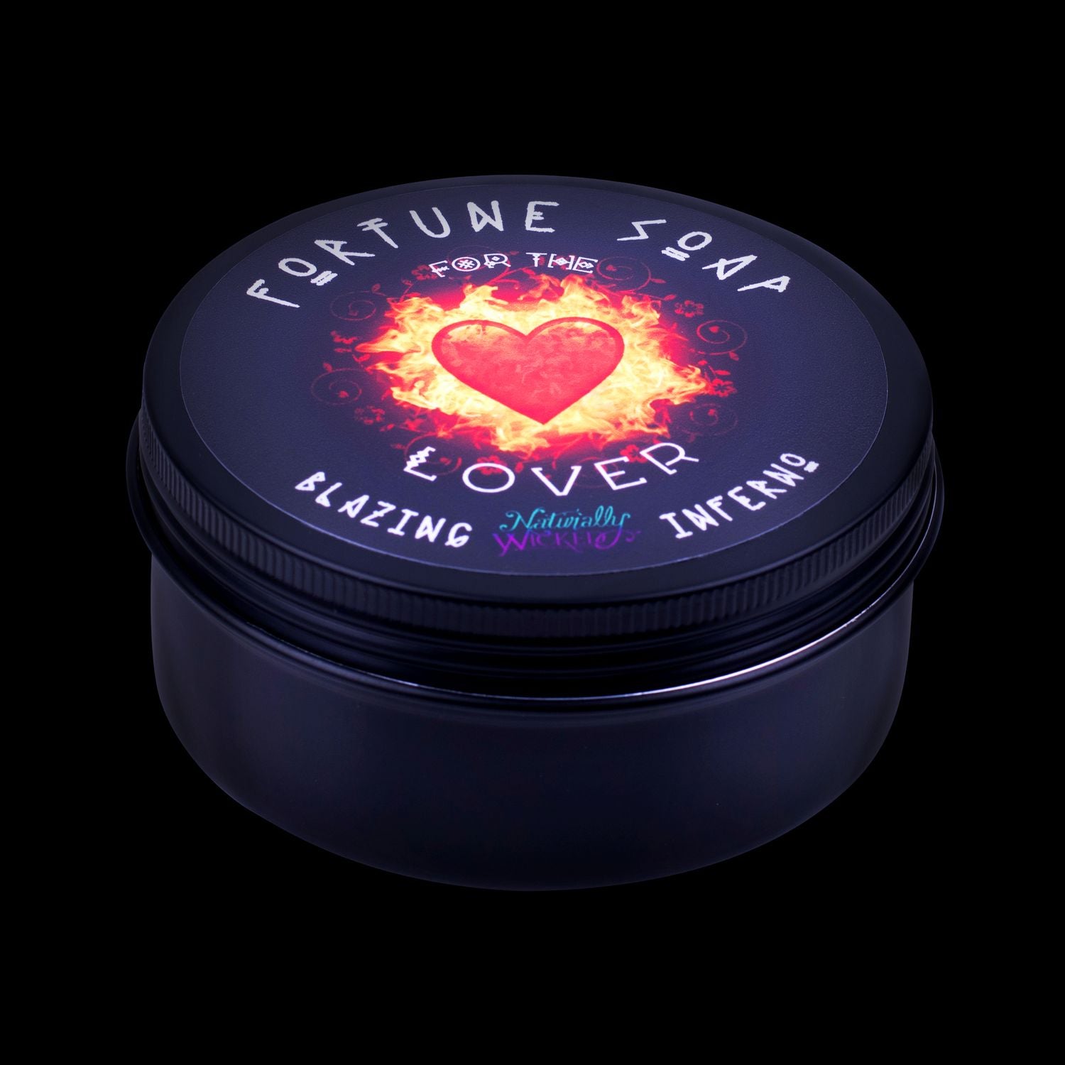 The Perfect Gift For A Lover. Naturally Wicked Fortune Soap For The Lover. Black Gloss Gift Tin Included