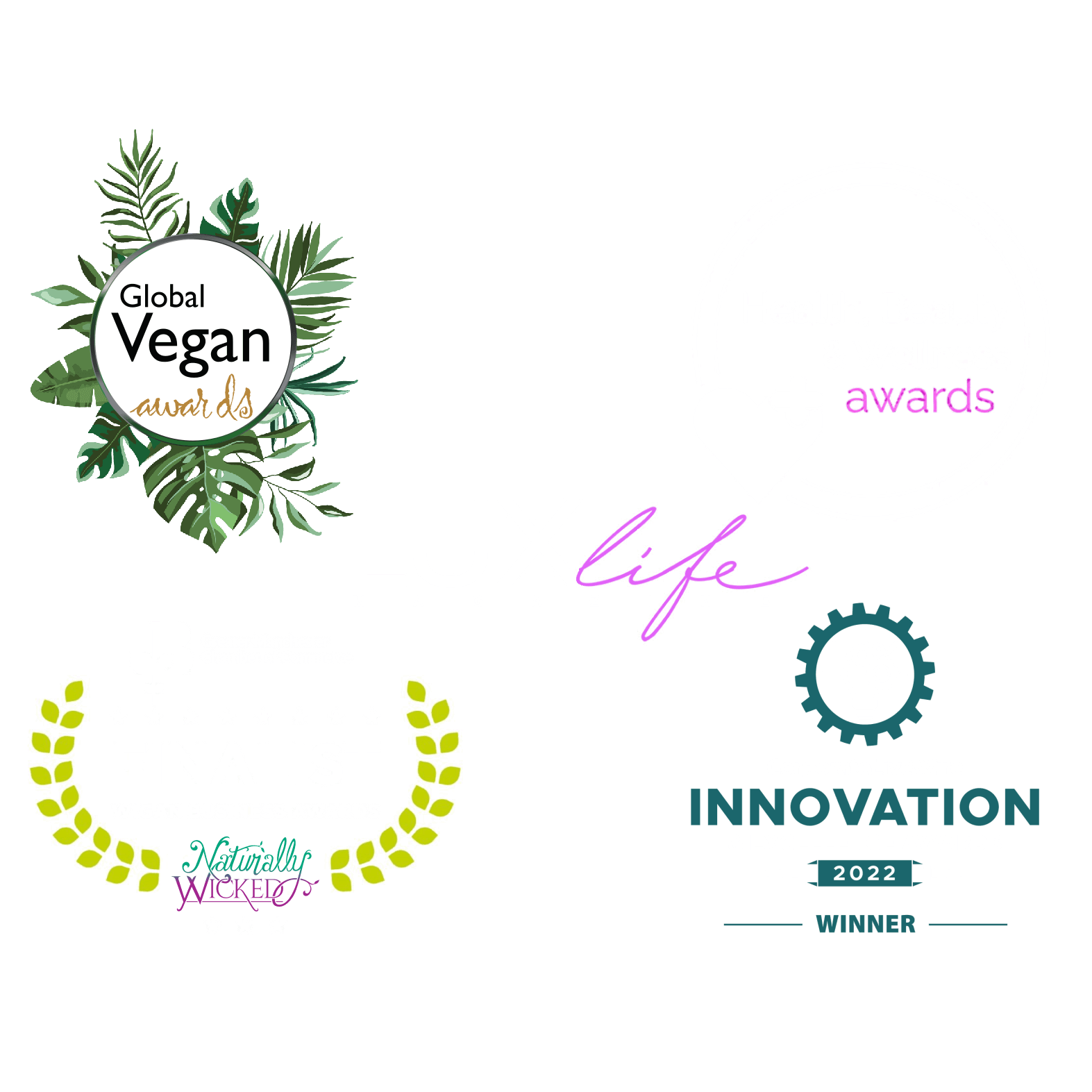 Award Winning Company Naturally Wicked Displays Vegan Beauty, Wellness, Candle & Innovation Awards