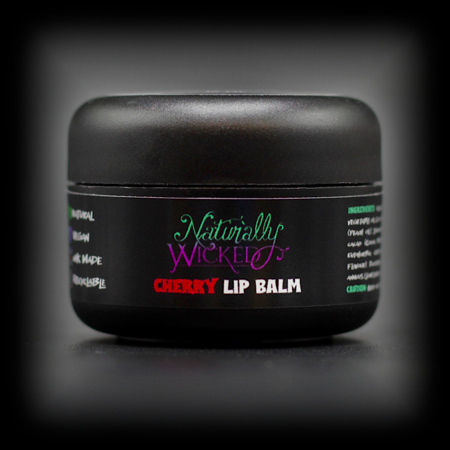 Naturally Wicked Lip Conditioning Cherry Lip Balm With Natural & Vegan Ingredients