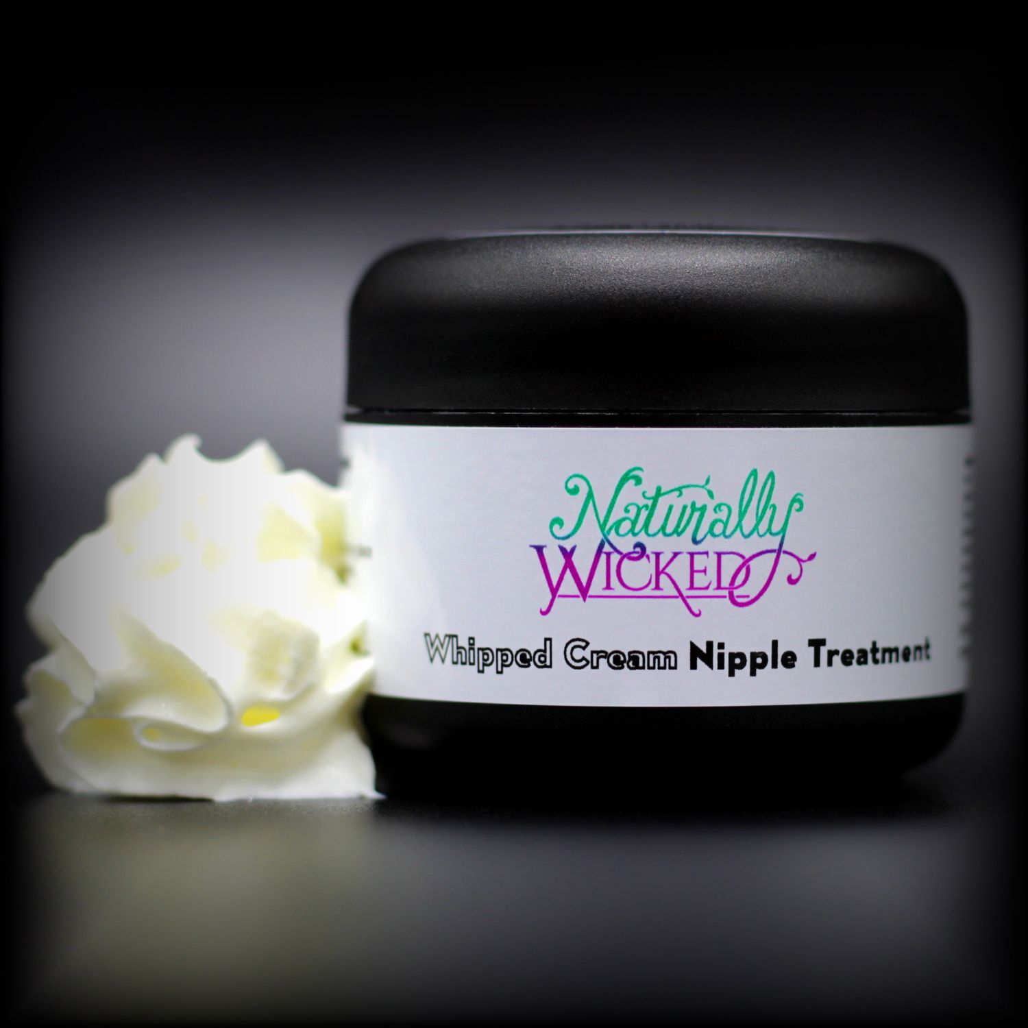 Naturally Wicked Whipped Cream Nipple Treatment Alongside Thick White Whipped Moisturising Nipple Cream