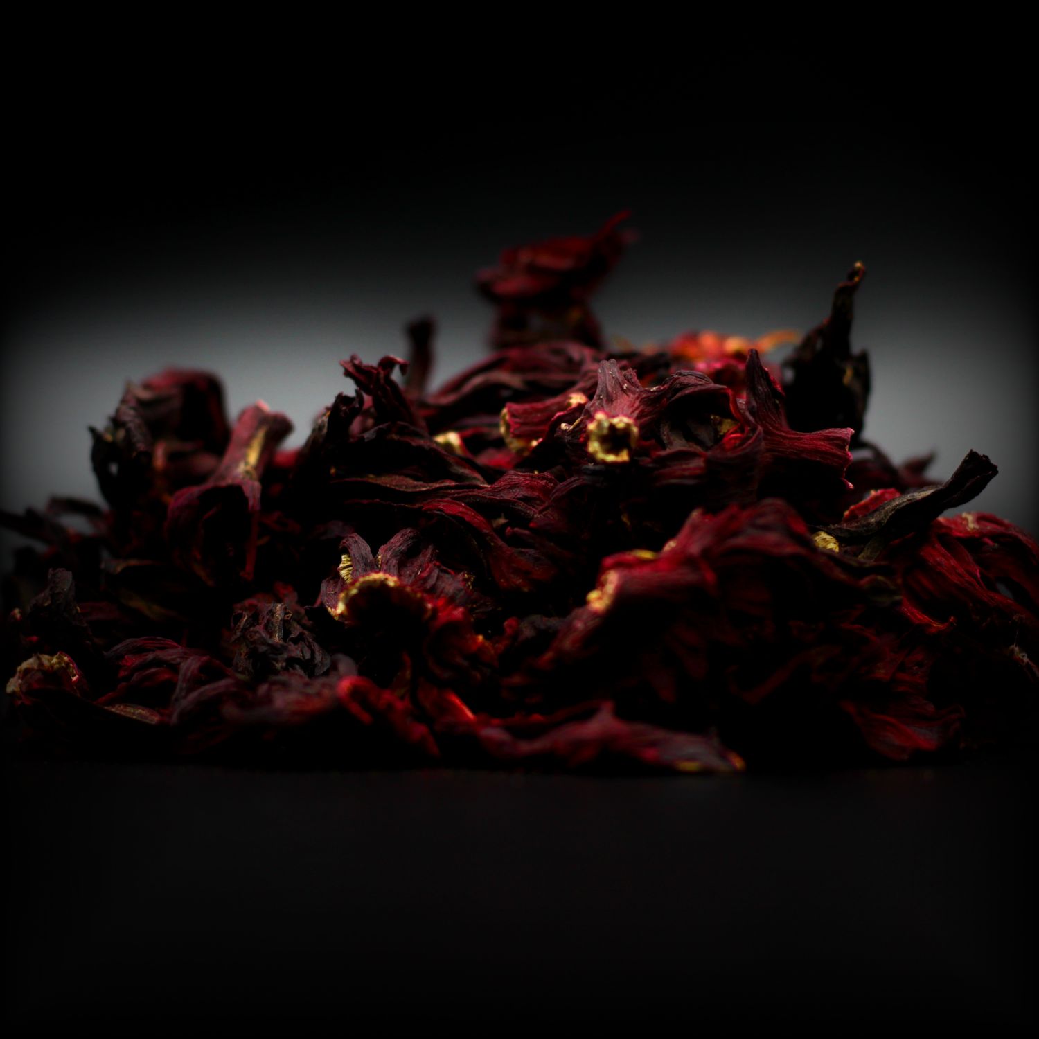 Dark Red Dried Hibiscus Flower Petals