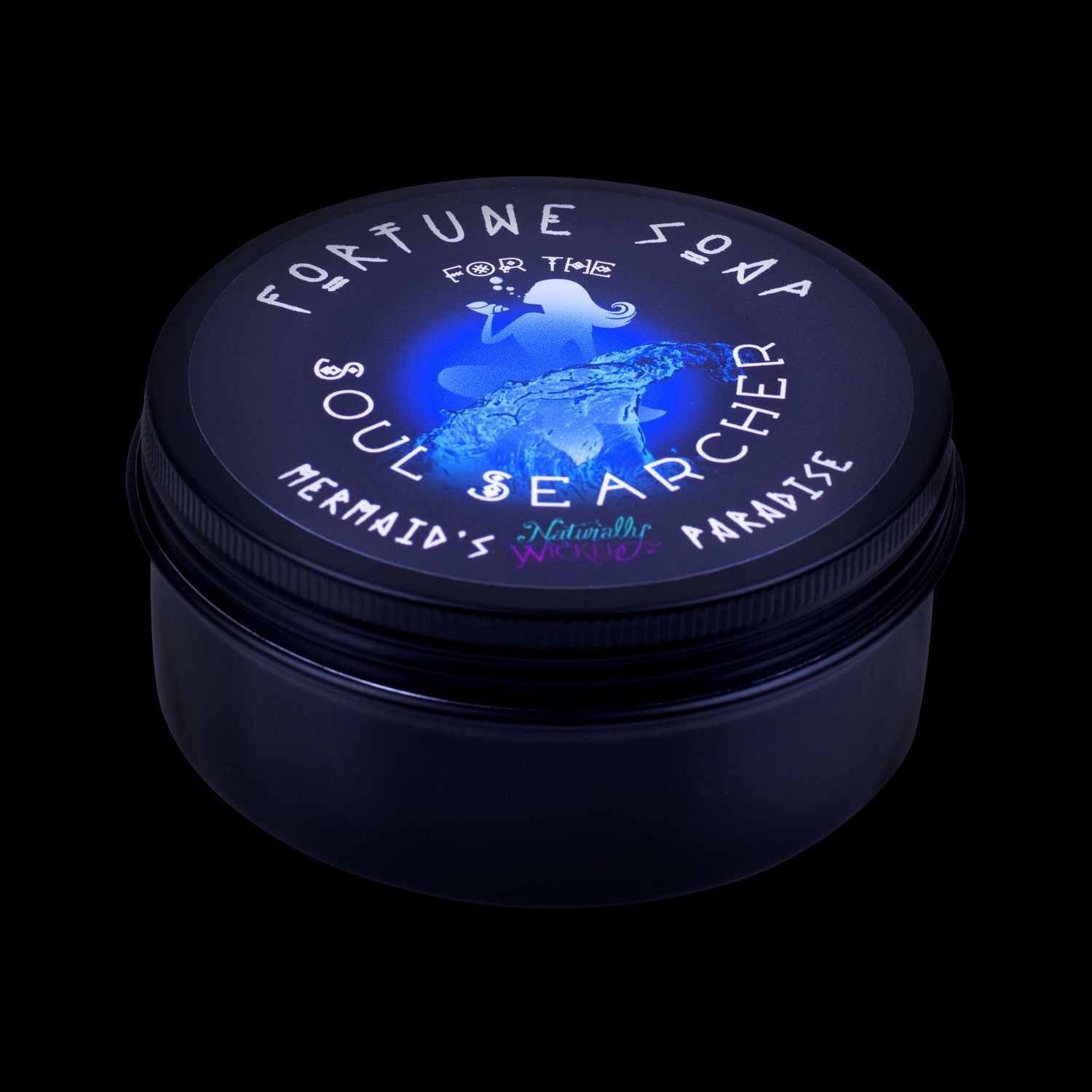 The Perfect Gift For A Soul Searcher. Naturally Wicked Fortune Soap For The Soul Searcher. Black Gloss Gift Tin Included